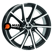 7,5x18/5x114,3 ET55 D67,1 Singa Diamant black front polished