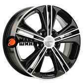 6x16/5x112 ET50 D57,1 KHW1603 (Jetta) Black-FP