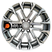 9x22/6x139,7 ET25 D77,8 AZIMUT 2205 (QX80/Patrol) Dark Chrome-FP