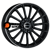 8x18/5x112 ET43 D66,6 Komet Gloss Black Mirror Ring